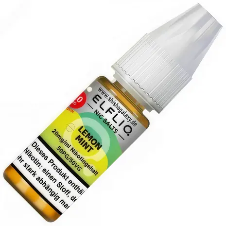 Elfliq Elfbar Elfliq - Lemon Mint - Nikotinsalz Liquid - Nikotin 20 mg/ml - 10er Pack (100 ml) Elfliq Elfbar Elfliq - Lemon Mint - Nikotinsalz Liquid - Nikotin 20 mg/ml - 10er Pack (100 ml)