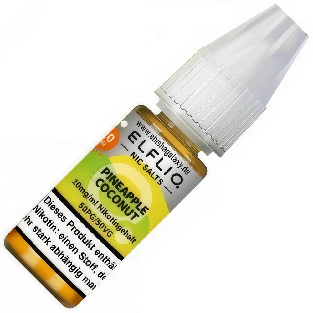 Elfliq Elfbar Elfliq - Pineapple Coconut - Nikotinsalz Liquid - Nikotin 10 mg/ml - 10er Pack (100 ml)