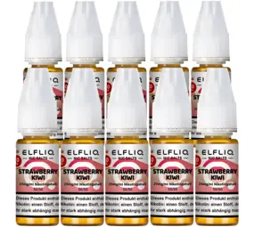 Elfliq Strawberry Kiwi - Nikotinsalz Liquid - Nikotin 20 mg/ml - 10er Pack