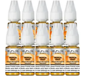Elfliq Tropical Fruit - Nikotinsalz Liquid - Nikotin 10 mg/ml - 10er Pack