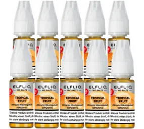 Elfliq Tropical Fruit - Nikotinsalz Liquid - Nikotin 20 mg/ml - 10er Pack