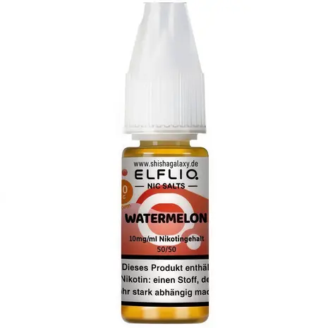 Elfliq Elfbar Elfliq - Watermelon - Nikotinsalz Liquid - Nikotin 10 mg/ml - 10er Pack (100 ml)