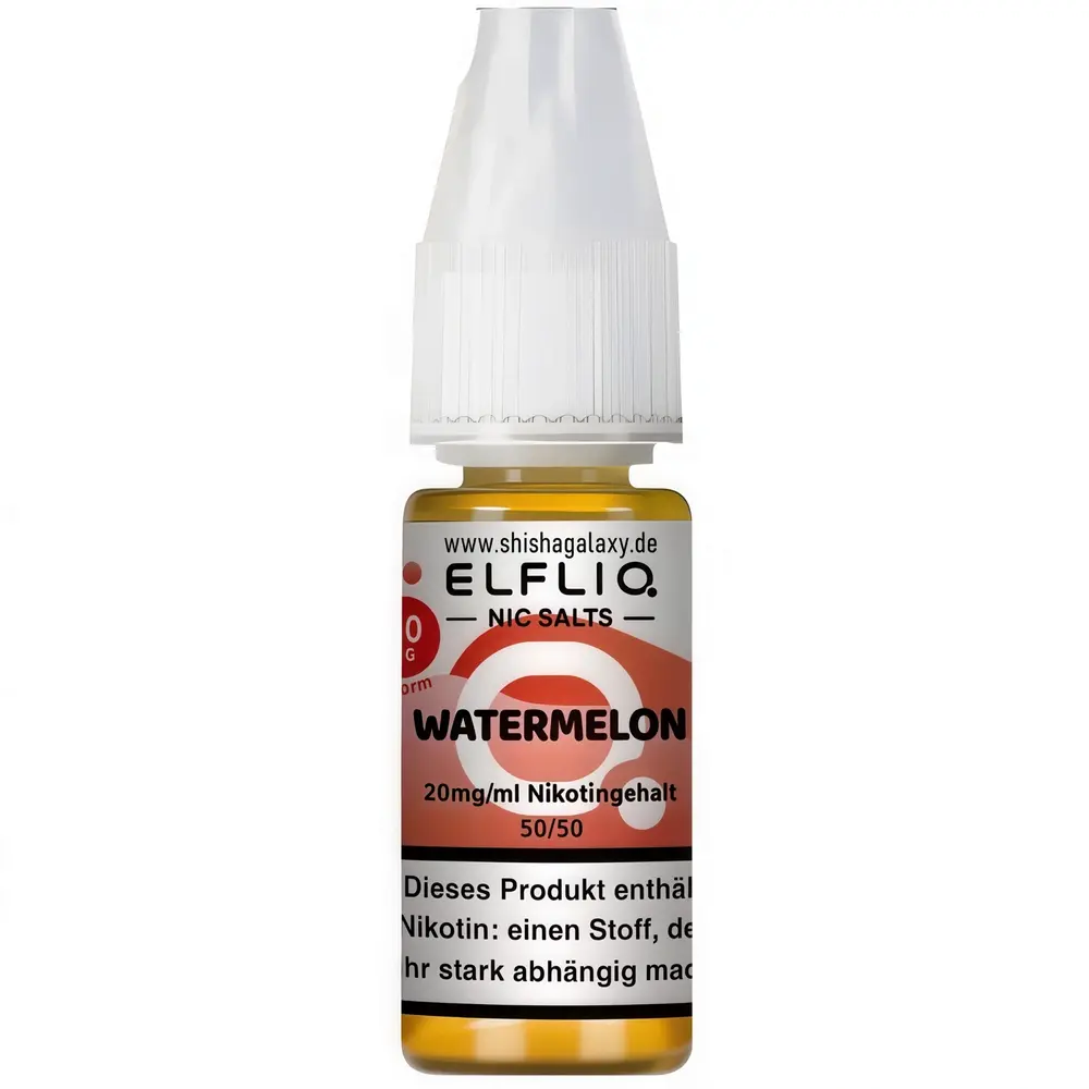 Elfliq Elfbar Elfliq - Watermelon - Nikotinsalz Liquid - Nikotin 20 mg/ml - 10er Pack (100 ml)