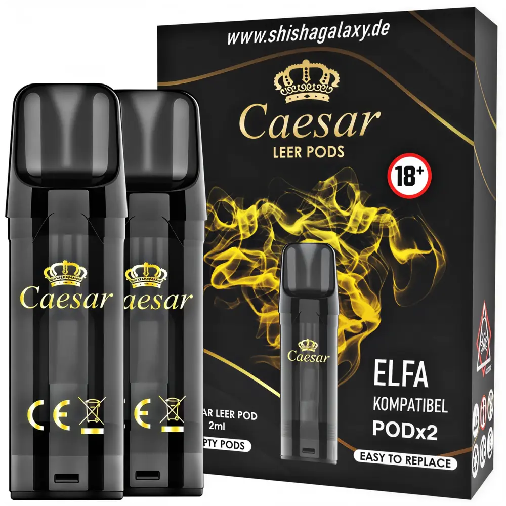 Caesar Caesar Shadow - Leerpods - 2er Pack - 1,2 Ohm