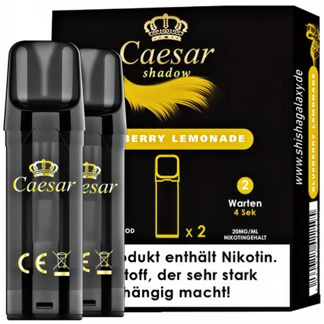 Caesar Caesar Shadow - Blueberry Lemonade - Liquid Pod - 2 ml - Nikotin 20 mg - 2er Pack (4ml)