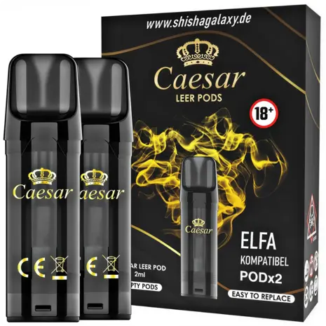 Caesar Caesar Shadow - Leerpods - 2er Pack - 1,2 Ohm