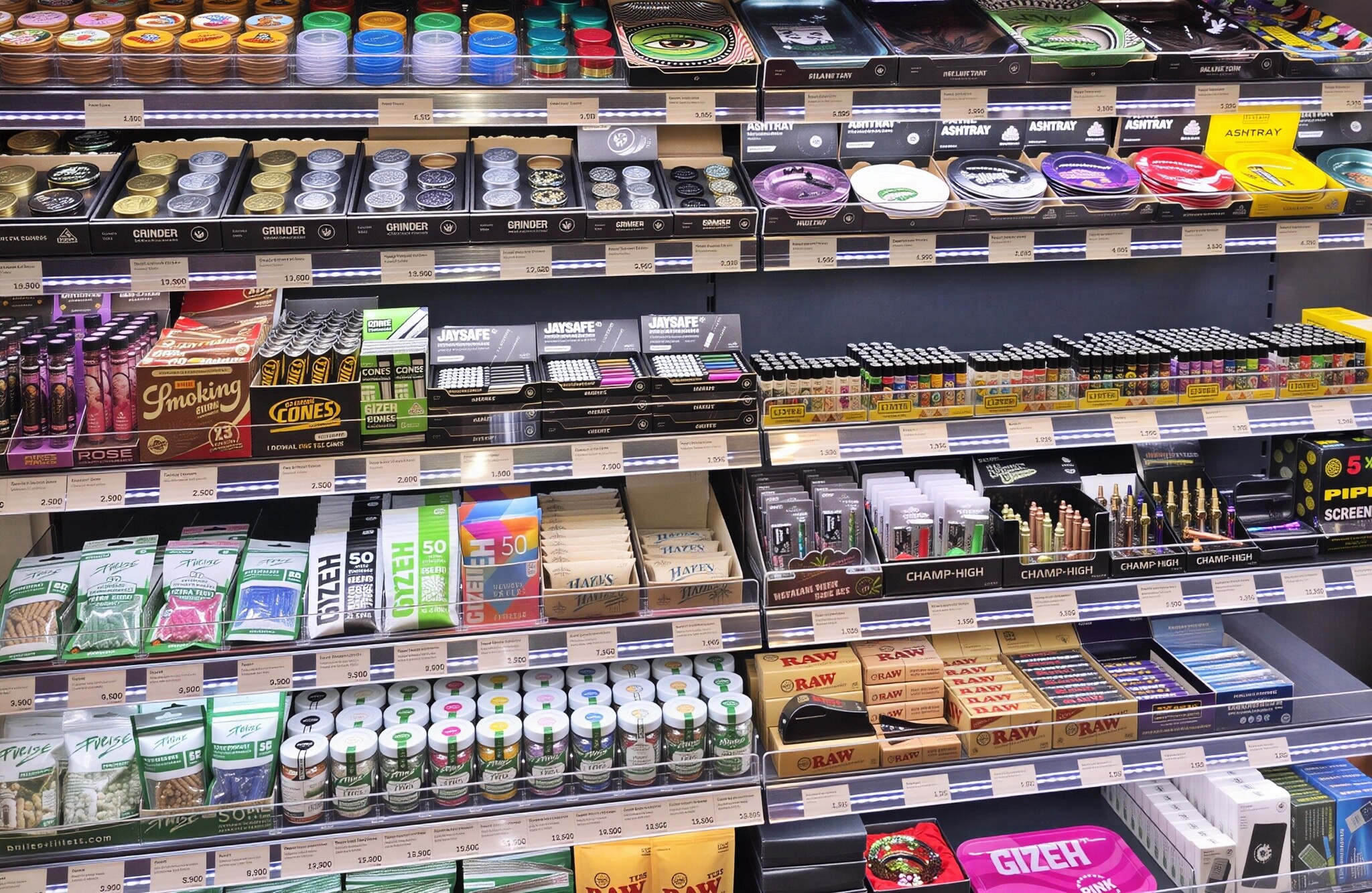 Headshop München‑Laim: Galaxy Kiosk – Bongs, Blättchen, Grinder, Filter & Zubehör