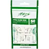 Purize PURIZE® XTRA Slim Aktivkohlefilter White – Ø 6 mm – 50 Stück – Slim Size Filter für selbstgedrehte Zigaretten