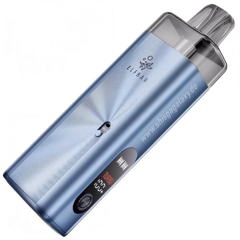 Elfbar Elfbar ELFX MEGA Pod Kit – 2800 mAh E-Zigarette – Cyan – inkl. 10ml Refillable Pod