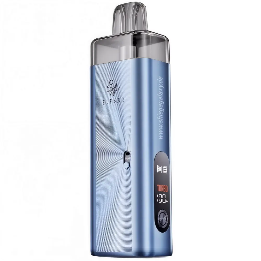 Elfbar Elfbar ELFX MEGA Pod Kit – 2800 mAh E-Zigarette – Cyan – inkl. 10ml Refillable Pod