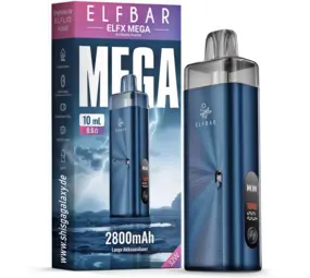 Elfbar ELFX MEGA – 2800 mAh Pod‑System Basisgerät – Navy – E‑Zigarette