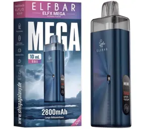 Elfbar ELFX MEGA – 2800 mAh Pod‑System Basisgerät – Navy – E‑Zigarette