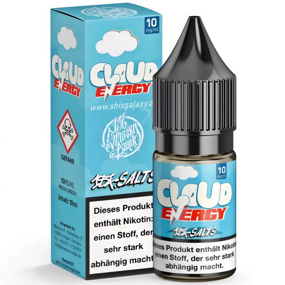 187 Strassenbande 187 Salts - Cloud Energy - E-Liquid - Nikotin 10 mg/ml