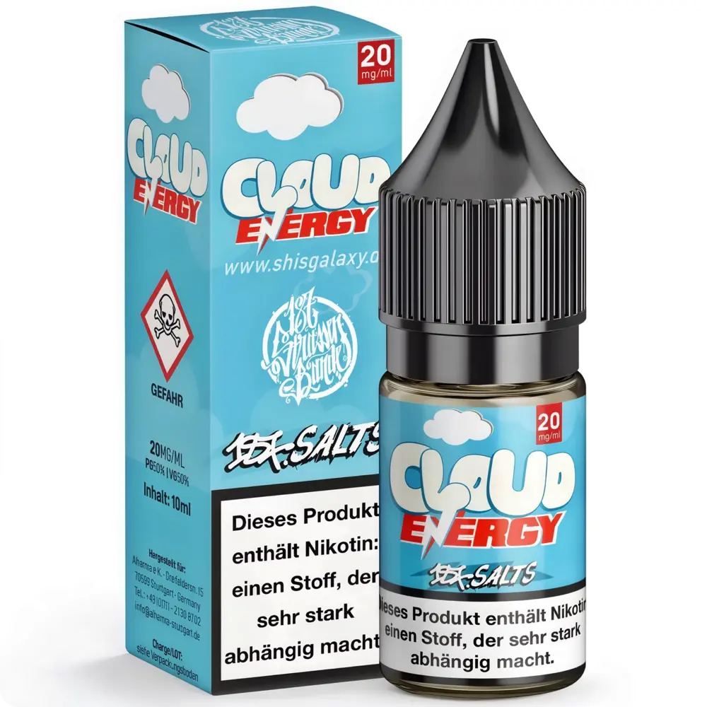 187 Strassenbande 187 Salts - Cloud Energy - E-Liquid - Nikotin 20 mg/ml