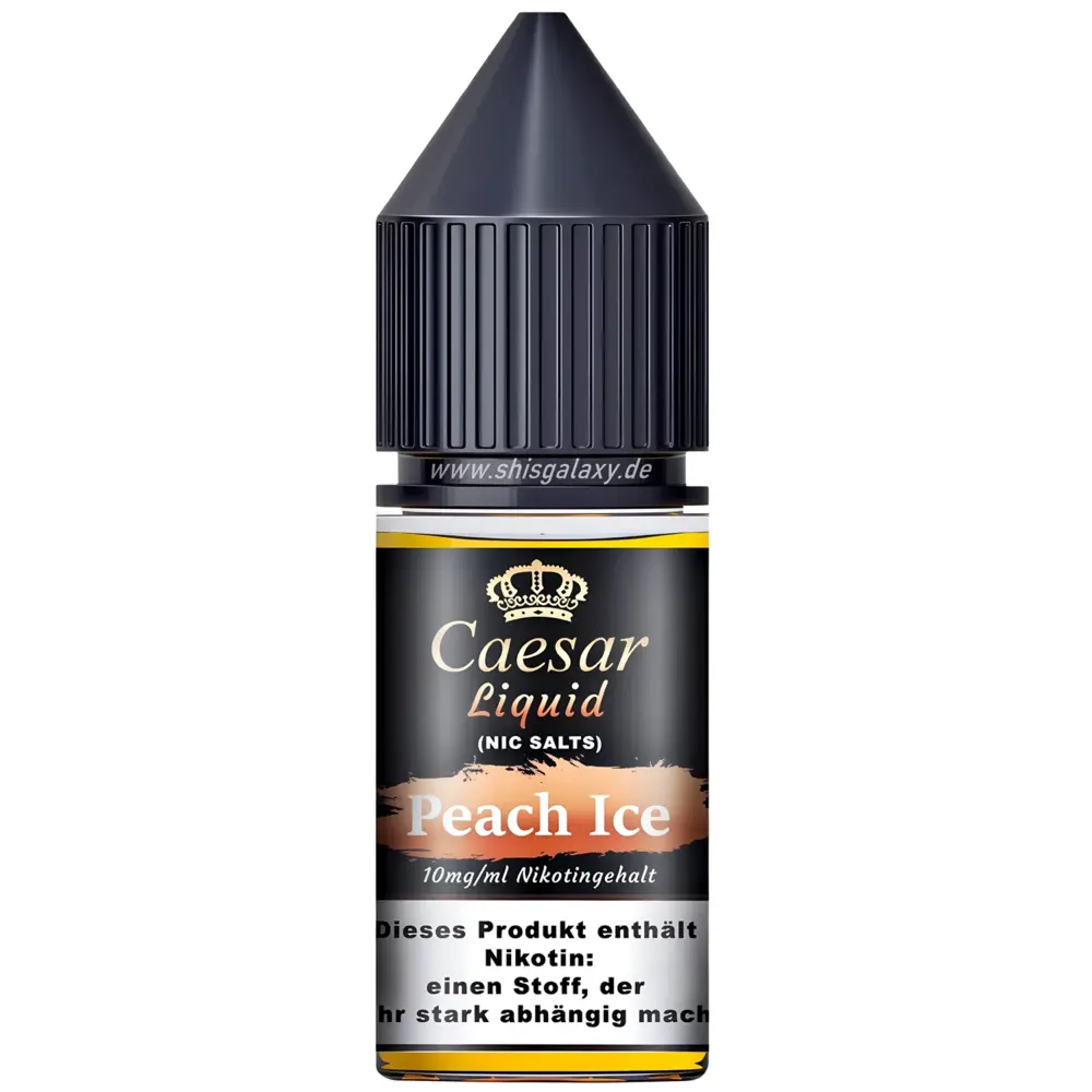 Caesar - Peach Ice - E-Liquid - Nikotin 10 mg/ml - Nikotinsalz - Shisha Galaxy Caesar - Peach Ice - E-Liquid - Nikotin 10 mg/ml - Nikotinsalz - Shisha Galaxy