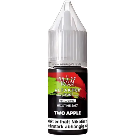 Al Fakher - Two Apple - E-Liquid - Nikotin 20 mg/ml - Nikotinsalz - Shisha  Galaxy