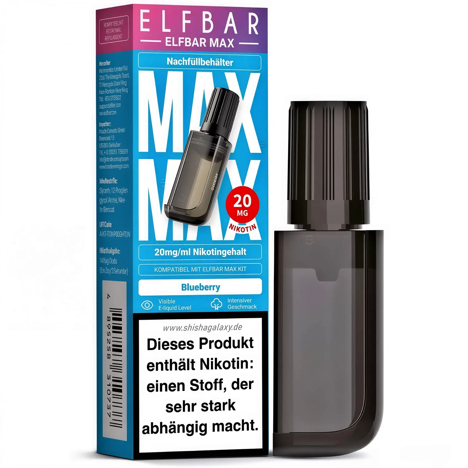 elfbar max entsperren Elfbar Elfa Pod System Elfbar ELFA Pod-System main image 1