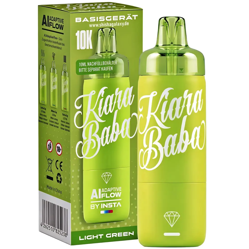 Kiara Baba Vape 10K Akku Basisgerät Light Green online kaufen