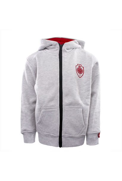 RAFC Hooded Sweater Shield Kids - Grijs
