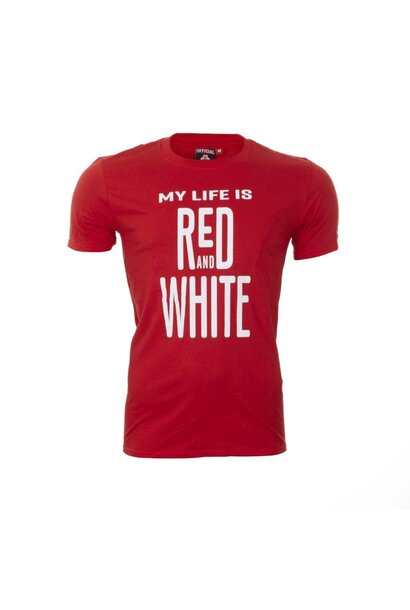 RAFC T-shirt 'My Life' Kids - Rood