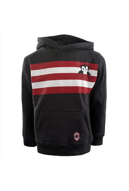 RAFC Hooded Sweater Stripes Owl Kids - Charcoal