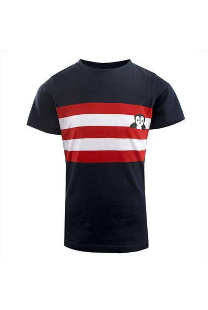 RAFC T-shirt Strips Owl Kids - Navy