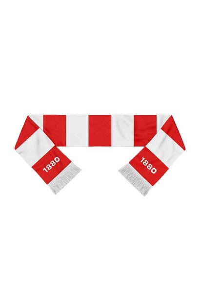 RAFC Sjaal '1880' Rood/Wit gestreept