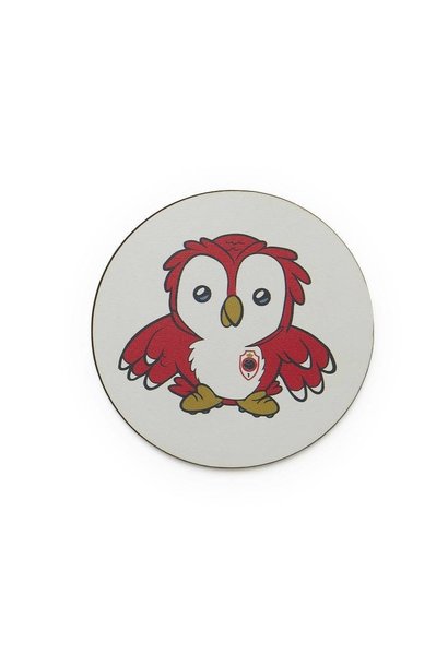 RAFC Onderzetter Bosuiltje - Wit