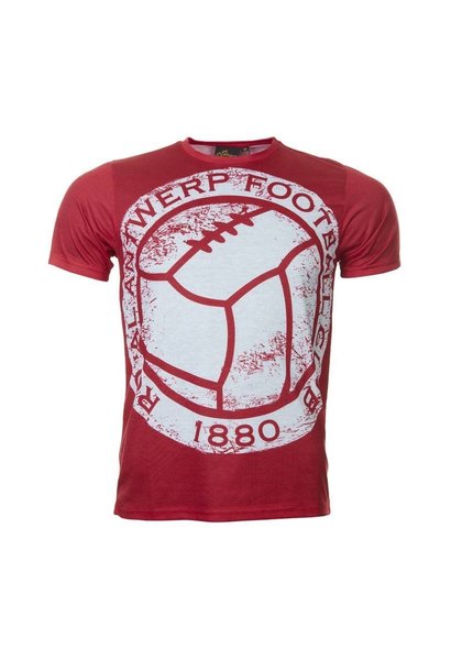 RAFC T-shirt 'The great old vintage bal' Kids - Rood