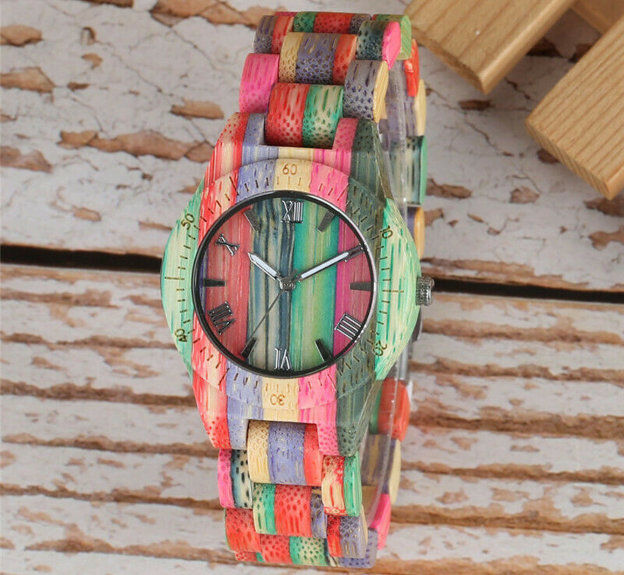 Bamboe horloge Londen - Dames