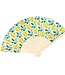 Bamboo fan lovebirds