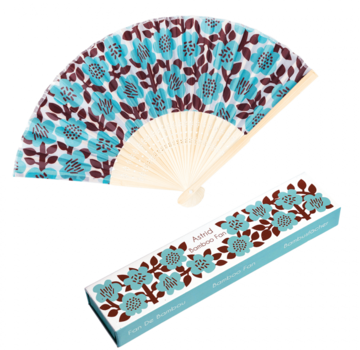 Rex London Bamboo fan Astrid flower