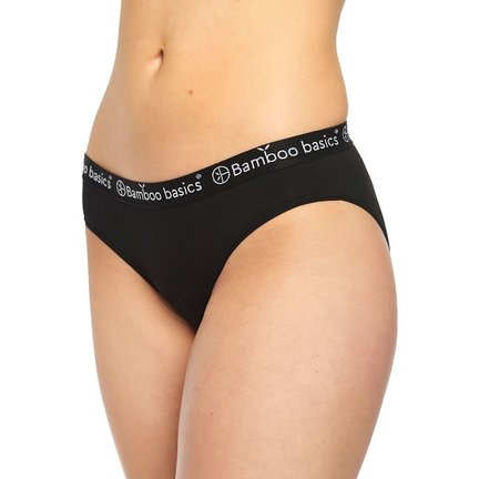 Bamboo Waist Briefs - 2 Pieces - Women - Black - Boody - Koning Bamboe