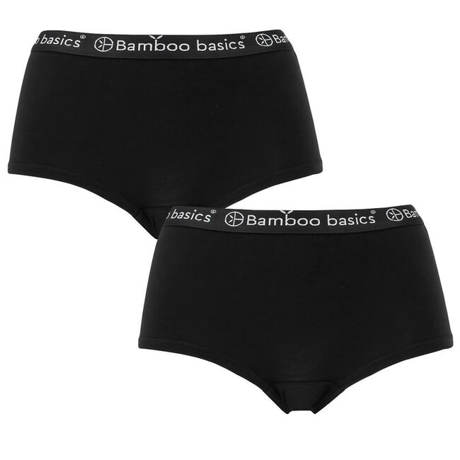 Bamboo Basics Hipster Briefs black 2-Pack - Iris