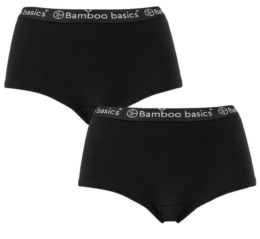 Hipster basics en bambou - Iris - Lot de 2 - Noir