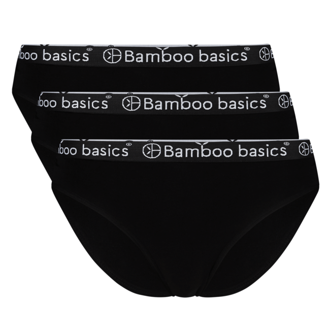 Bamboo basics briefs - Yara - 3-Pack - Black