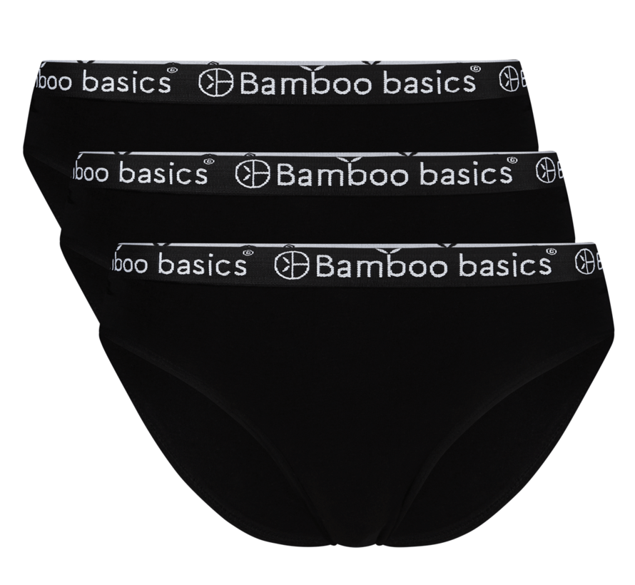 Bamboo basics briefs - Yara - 3-Pack - Black