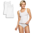 Bamboo basics singlets - Anna - 2-Pack - White