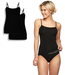 Bamboo basics tops - Vera - 2-Pack - Black
