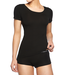 Bamboo basics dames T-shirts zwart 2-Pack