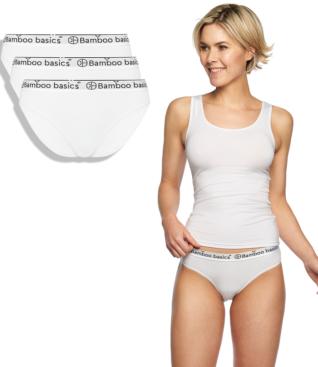Bamboo basics briefs white 3-Pack - Yara