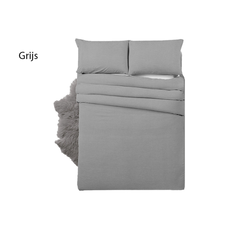 Dekbedovertrekken Bamboo Touch Duvet Cover - Includes 2 x pillowcase - Grey