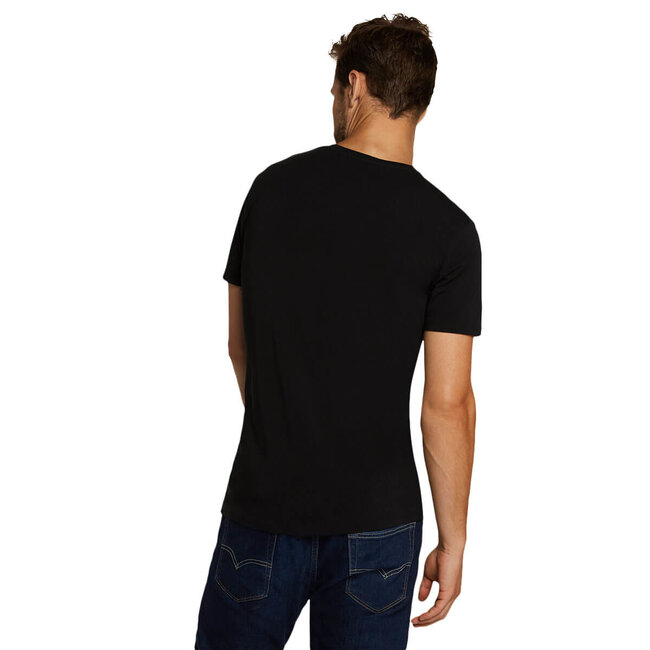 T-shirts Ruben round neck– Black (2-pack)