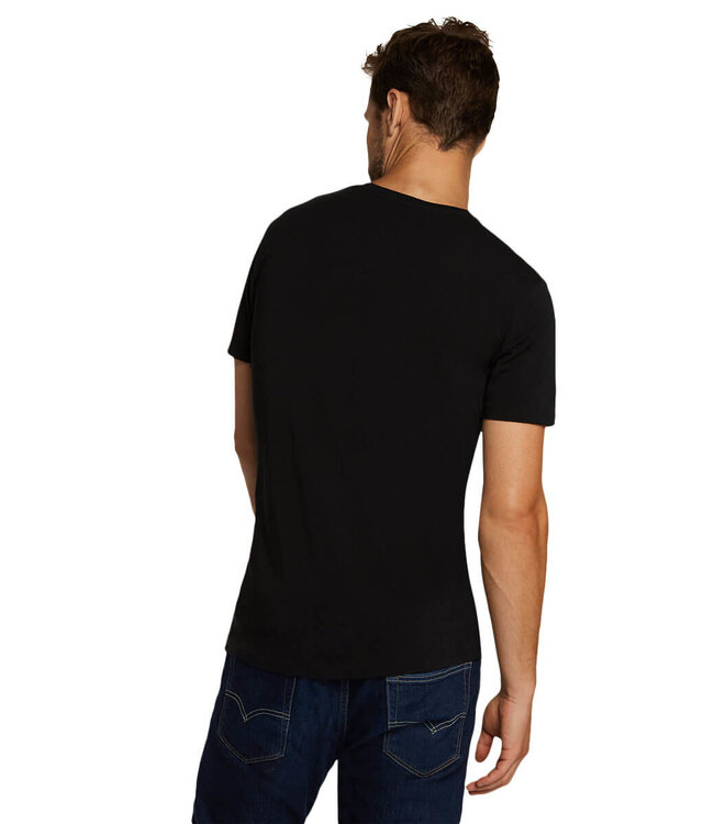 T-shirts Ruben round neck– Black (2-pack)
