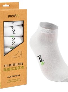 Gopandoo Sneaker Sokken - Wit - 6-Pack - Unisex