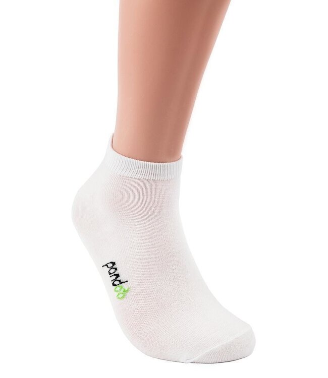 Bamboe Sneaker Sokken - Wit - 6-Pack - Unisex