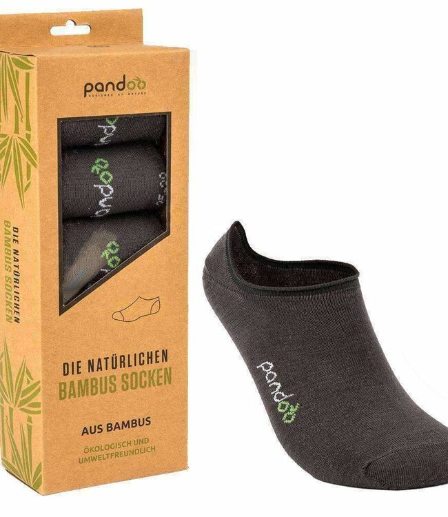 Bamboe Footies Sokken - Grijs - 6-Pack - Unisex