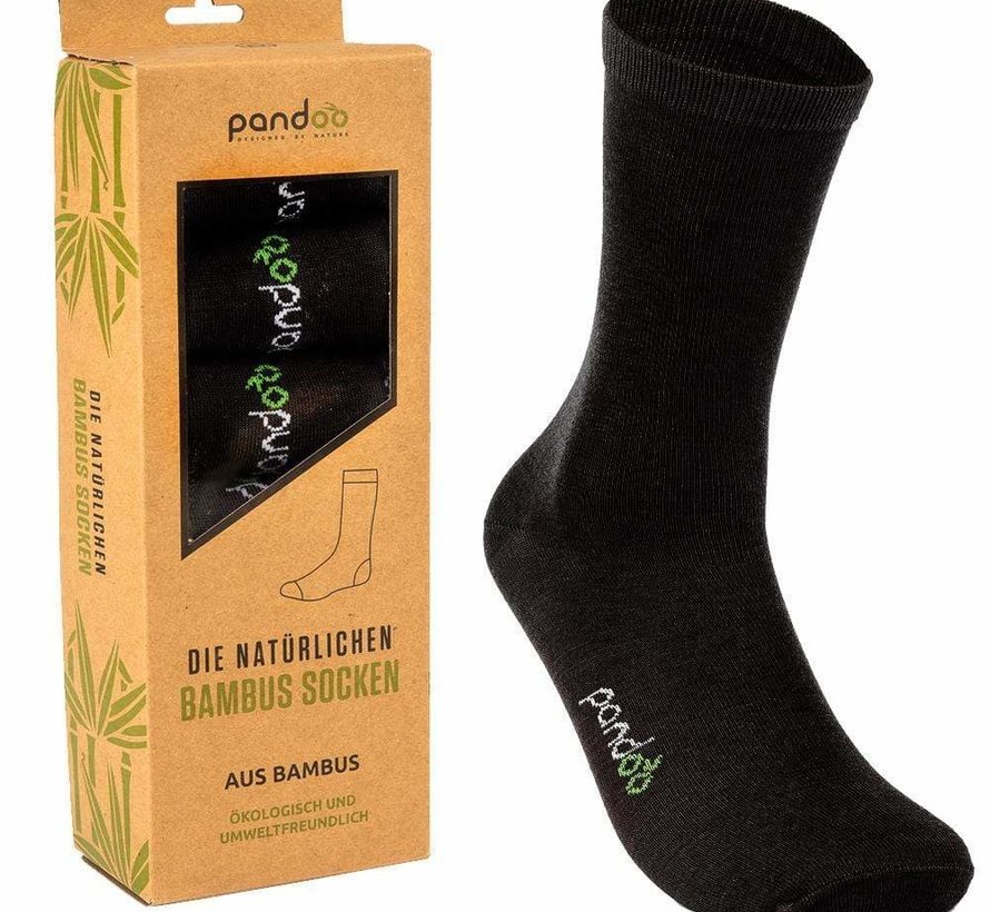 Bamboe Business Sokken - Zwart- 6-Pack