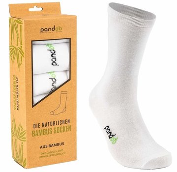 Gopandoo Chaussettes d'affaires - Blanc- Pack de 6