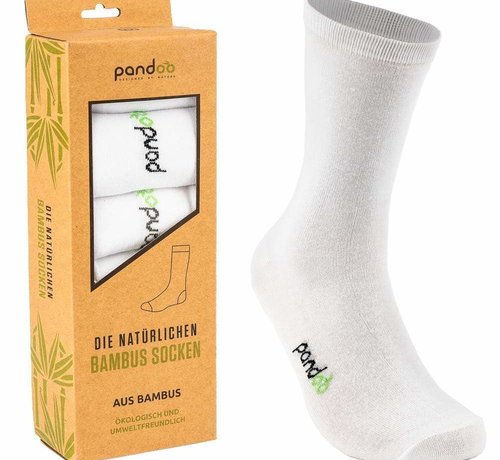 Gopandoo Chaussettes d'affaires - Blanc- Pack de 6